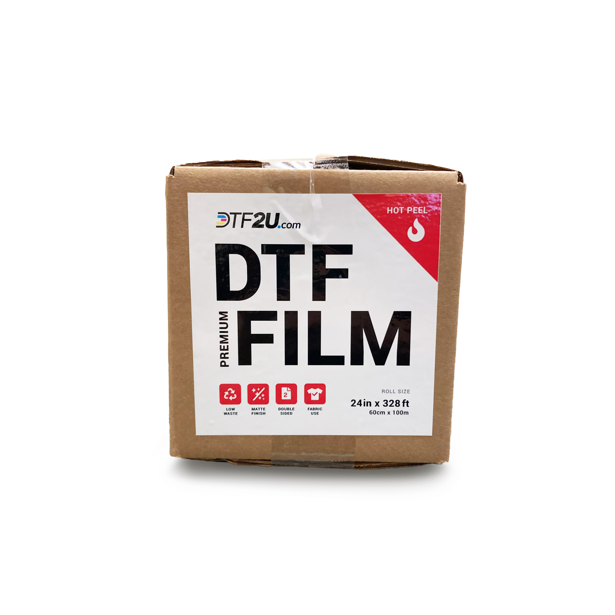 24x325' ULTRA Hot Peel DTF Single Sided Film (Hybrid-Cold & Hot